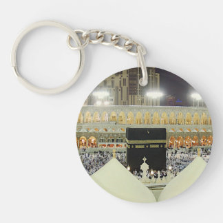 Porte-clés Vue sur le toit des pèlerins du Hadj à la Kaaba, L