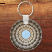 Porte-clés Vue symétrique vers l'oeil d'un grand dôme (Recto)