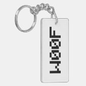 Porte-clés W00F [Sons animaux de léopards] (Devant gauche)