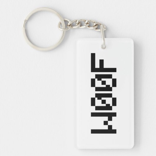 Porte-clés W00F [Sons animaux de léopards] (Devant)