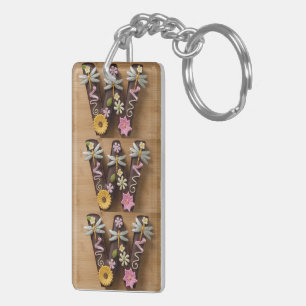 Porte-clés W Porte - clé de nom initial
