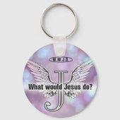 Porte-clés W.W.J.D Que ferait Jésus ? (Verso)