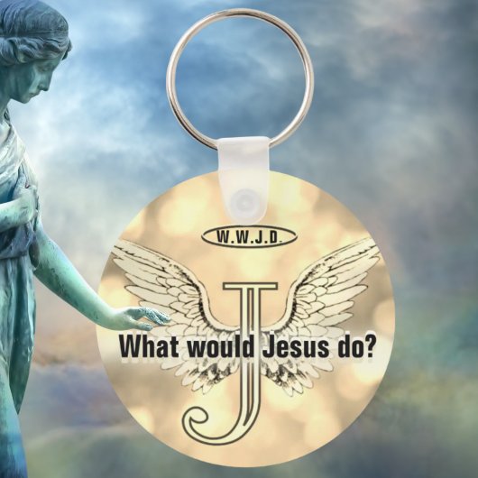 Porte-clés W.W.J.D Que ferait Jésus ?