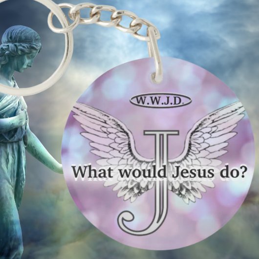 Porte-clés W.W.J.D What would Jesus do?