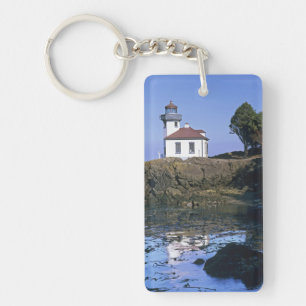 Porte-clés WA, île San Juan, phare de Lime Kiln