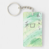 Porte-clés Wa (paix) Kanji (Devant)
