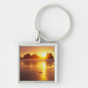 Porte-clés WA, parc national Olympique, plage Shi Shi au couc