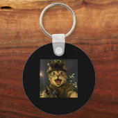 Porte-clés Waactical Cat Meme (Recto)