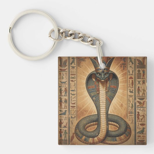Porte-clés Wadjet – Déesse serpent égyptienne´7 (Devant)
