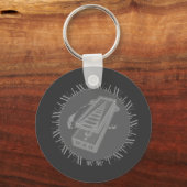 Porte-clés Wah Wah Pedal Grey (Recto)