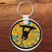 Porte-clés Wakeboard Psycho Raley (Recto)