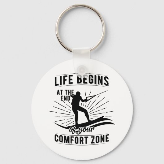 Porte-clés Wakeboard | Waterski Wakeboard Cadeaux de mer (Recto)