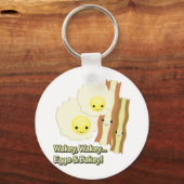 Porte-clés wakey wakey oeufs n bakey (Recto)