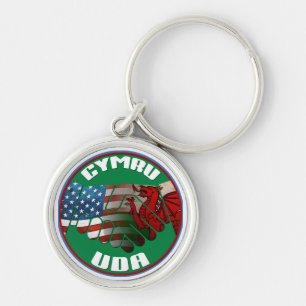 Porte-clés Wales USA Friendship Keyring