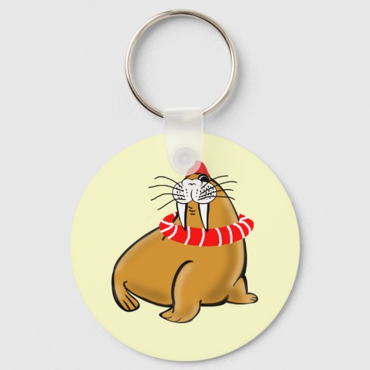 Porte-clés Wally The Walrus Va Nager (Recto)