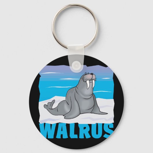Porte-clés Walrus amical pour enfants (Recto)