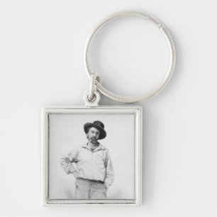 Porte-clés Walt Whitman, frontispice au 'feuille de