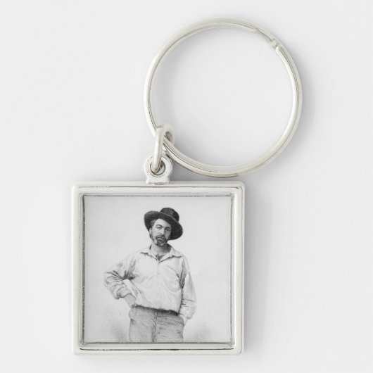 Porte-clés Walt Whitman, frontispice au 'feuille de (Devant)