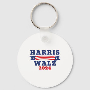 Porte-clés Walz 2024 Drapeau américain Kamala Harris Tim Walt