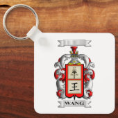 Porte-clés Wang Nom et Bouclier (Recto)