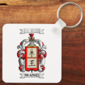 Porte-clés Wang Nom et Bouclier (Verso)