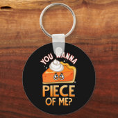 Porte-clés Wanna Pièce De Moi Fun Automne Pun Citrouille Pie  (Recto)