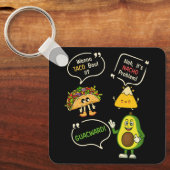 Porte-clés Wanna Taco Bout It Nacho Problème Avocado Lover Gu (Recto)