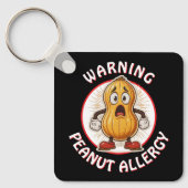 Porte-clés Warning Peanut Allergy Alert   (Recto)