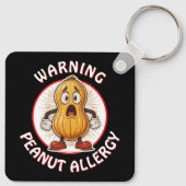 Porte-clés Warning Peanut Allergy Alert   (Dos)