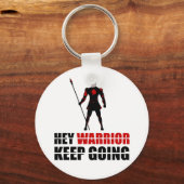 Porte-clés Warrior keep going (Recto)