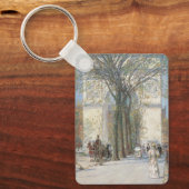 Porte-clés Washington Arch, Spring de Frederick Childe Hassam (Recto)