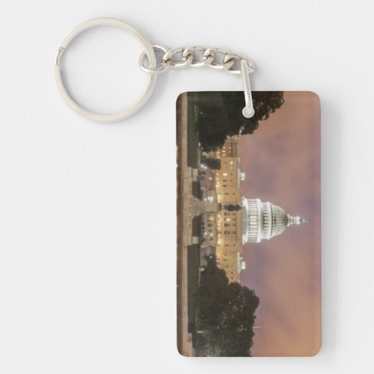 Porte-clés Washington DC, bâtiment de capitol (Devant)