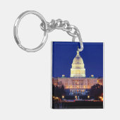 Porte-clés Washington DC Capitol américain à Dusk (Devant gauche)