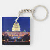 Porte-clés Washington DC Capitol américain à Dusk (Dos)