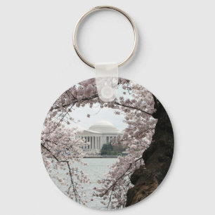 Porte-clés Washington DC de fleurs de cerisier