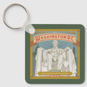 Porte-clés Washington DC | Mémorial de Lincoln (Recto)