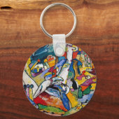 Porte-clés Wassily Kandinsky - Composition II Art Abstrait (Recto)