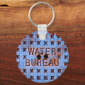 Porte-clés Water Manhole Cover. Rustic. California (Recto)