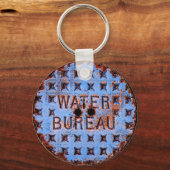 Porte-clés Water Manhole Cover. Rustic. California (Recto)