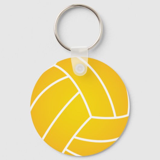Porte-clés Water Polo Ball Jaune Porte - clé (Recto)