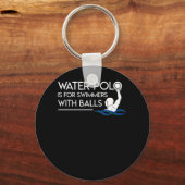 Porte-clés Water Polo Player Est Baigneur Avec Balls (Recto)