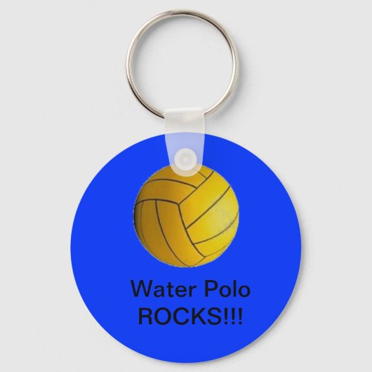 Porte-clés Water Polo Rocks ! ! ! bleu porte - clé (Recto)