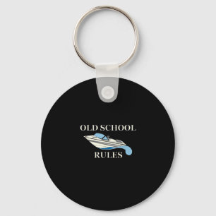 Porte-clés Water Ski Bateau Lac Lover Old School Règles Water