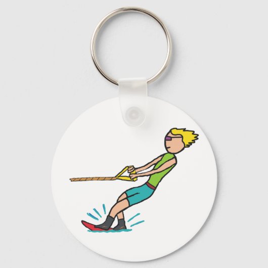 Porte-clés Water Skiing (Verso)