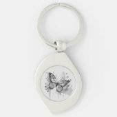 Porte-clés Watercolor Butterfly (Devant)