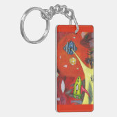 Porte-clés Watercolor Painting Science Fiction Dimension Art (Devant gauche)