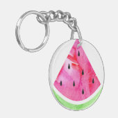 Porte-clés Watercolor Watermelon (Devant gauche)