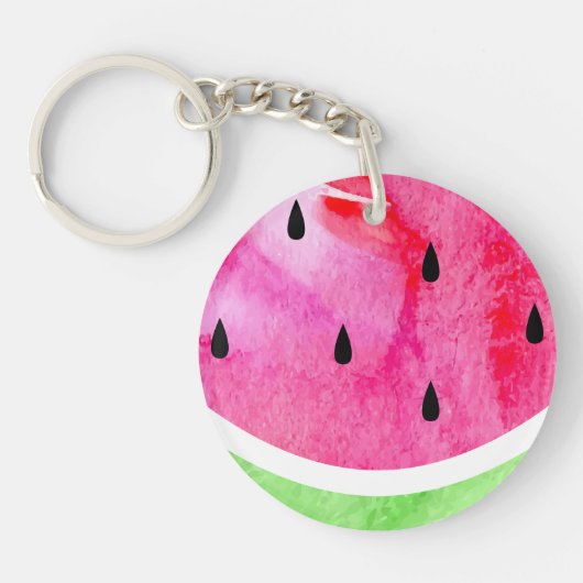 Porte-clés Watercolor Watermelon (Devant)