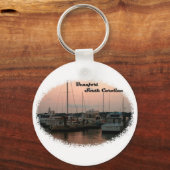 Porte-clés Waterfront, Beaufort, SC (Recto)
