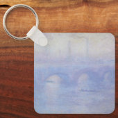 Porte-clés Waterloo Bridge, effet de brouillard par Claude Mo (Recto)